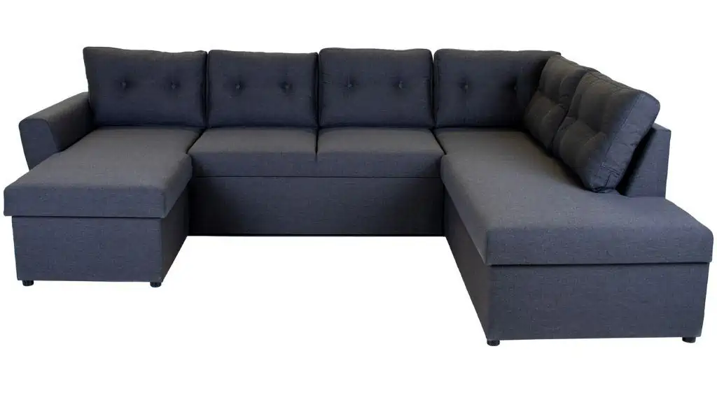 Hjørnesovesofa med chaiselong - Sofa med sovefunktion