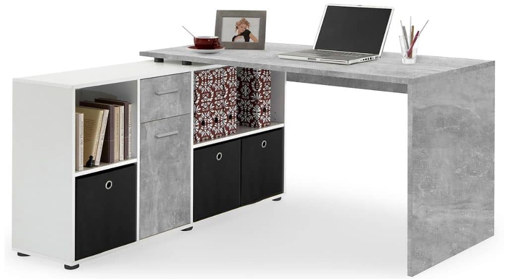 Lexo - Skrivebord med beton-look