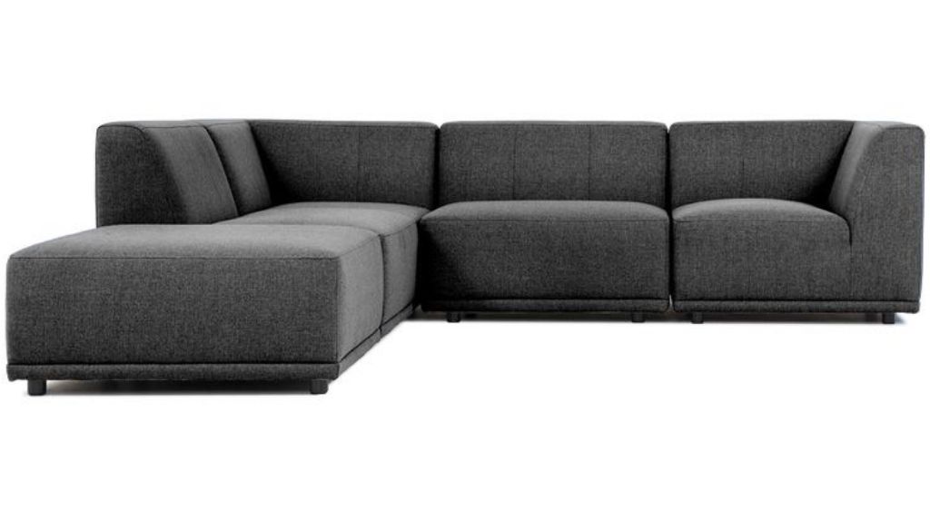 Chaiselong-sofa opbygget i moduler - New York