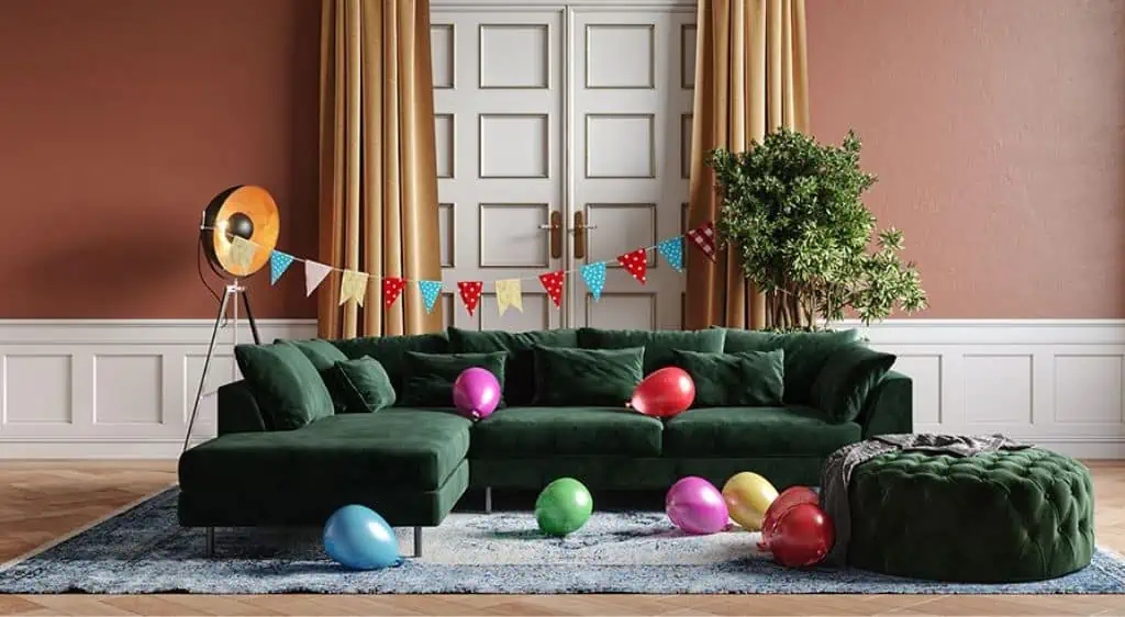 Ofelia – Velour-sofa i elegant design
