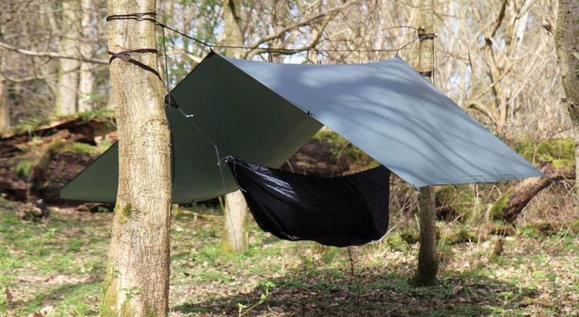 Tarp telt - Lille letvægtstelt til træerne (hængekøje)